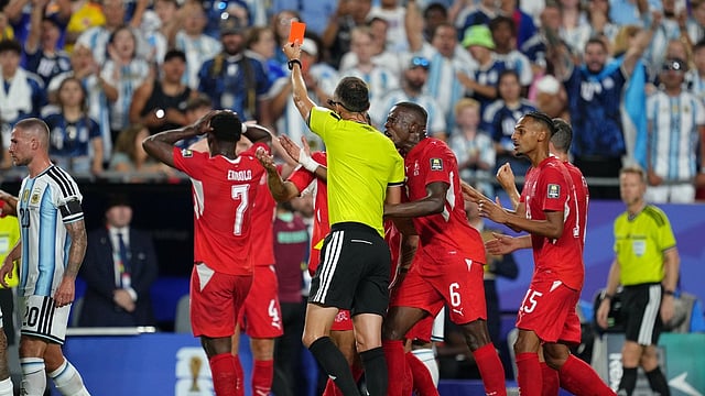IFAB Rules Embolo Should Not Have Been Sent Off Against Argentina, Report Claims.