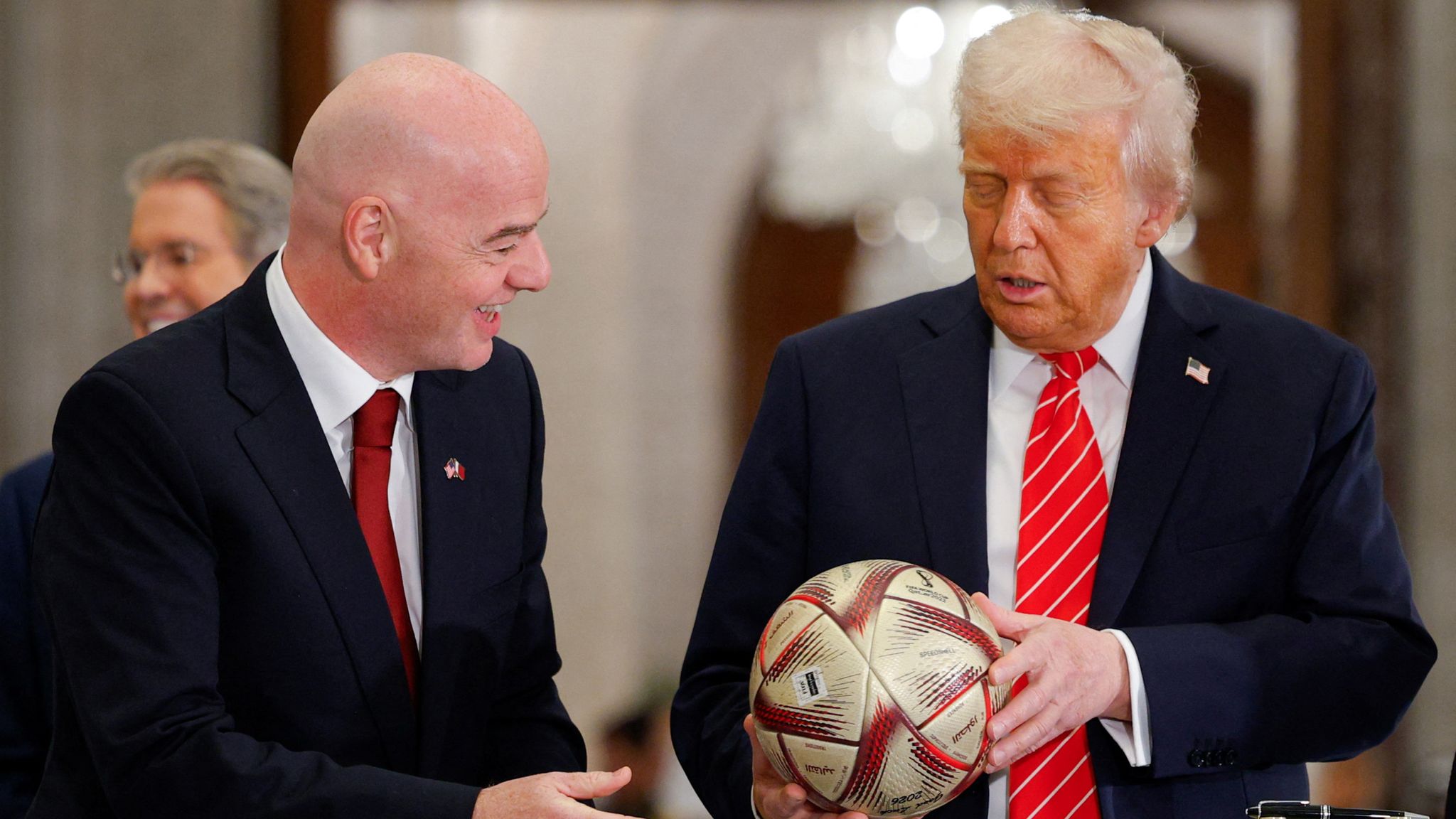 Infantino Reportedly Seeks Trump Administration Support Amid FIFA Leadership Pressure.