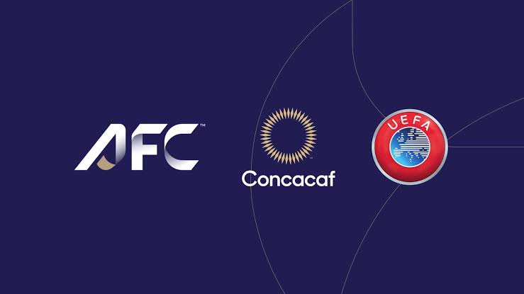 UEFA, Concacaf and AFC presidents join forces in joint letter.